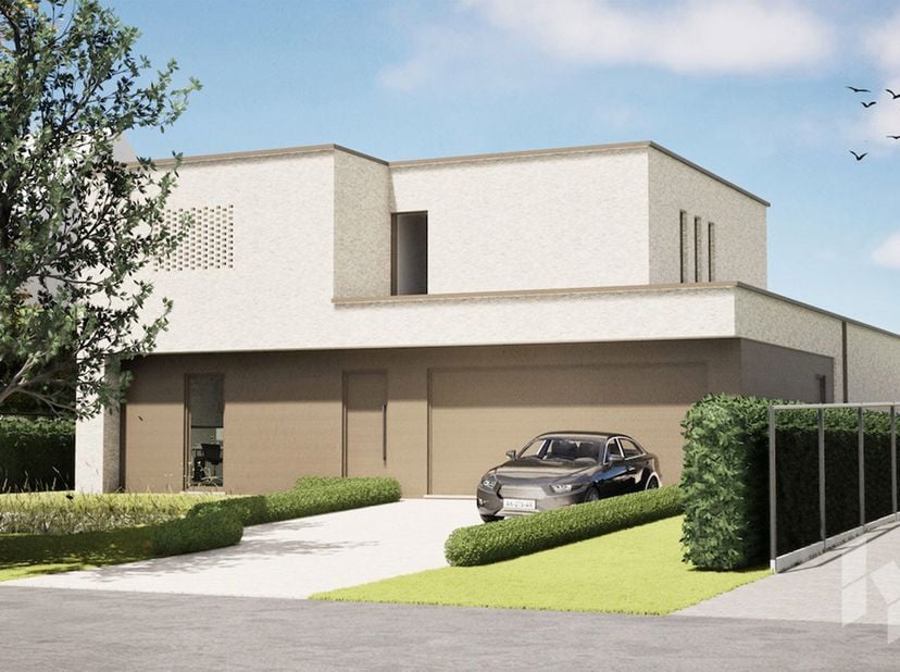 Stijlvolle, moderne nieuwbouwvilla (301 m²) voorzien van alle comfort gelegen in een rustige buurt in Mol-Rauw, nabij het Kempisch golfterrein. <br />