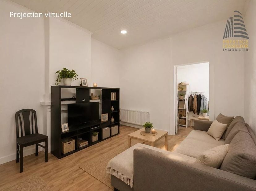 BLAES/BRUSSEL - REF:  87093744 - APPARTEMENT MET ÉÉN SLAAPKAMER - ZONDER KOSTEN !!<br />
Gelegen in het hart van het stadscentrum, op de eerste verdie