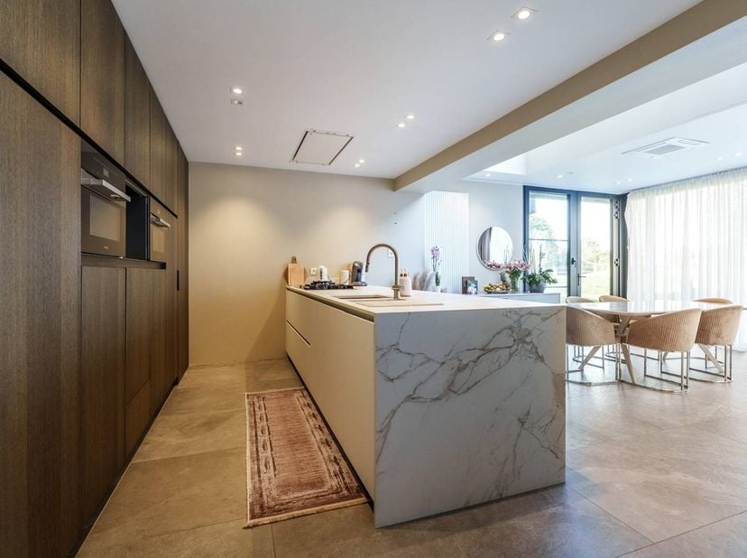 Deze karaktervolle eigendom biedt een bewoonbare oppervlakte van maar liefst 419 m² op een perceel van 1.426 m², gelegen op een uitstekende commerciël