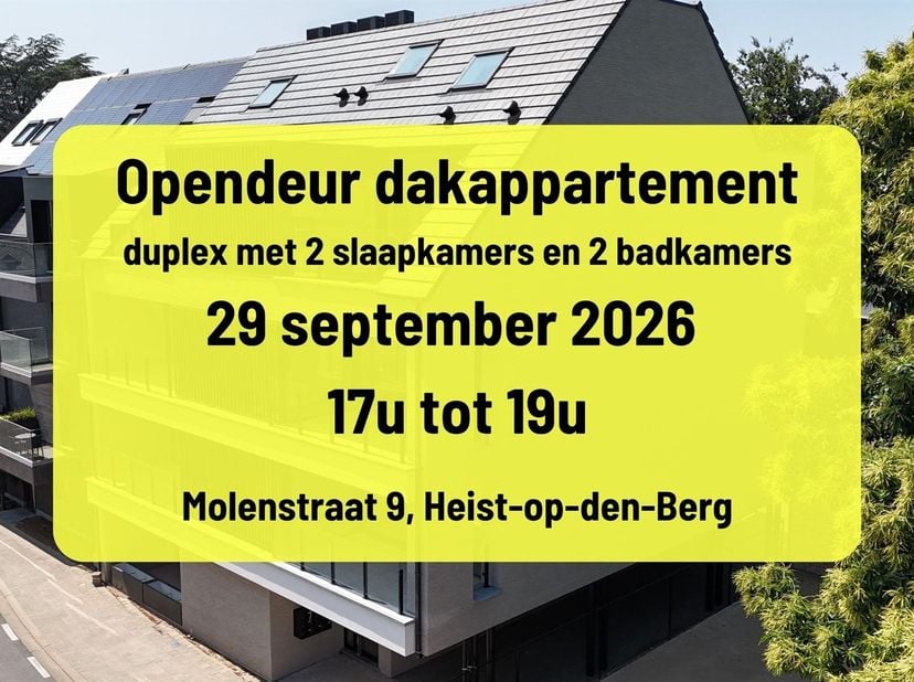 Appartement te koop in Molenstraat 9,
                    2220 Heist-op-den-Berg
