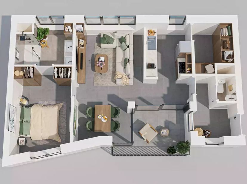 6 % de TVA possible (sous conditions) !<br />
W Residence est un projet de nouvelle construction BEN moderne et innovant, composé de quatre maisons et