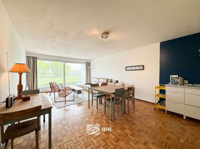 Res. Nautilus A 0101 - Gezellig appartement met slaapkamer en slaaphoek - Prachtig zicht op het Maritiem Park van op de eerste verdieping, toegang tot
