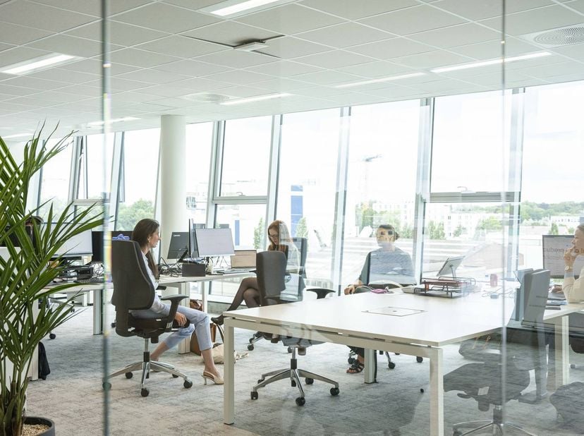 Ces bureaux meublés à service complet à louer sont situés dans le centre d'affaires MeetDistrict. Faisant partie de la Planet Group Arena de Gand, il