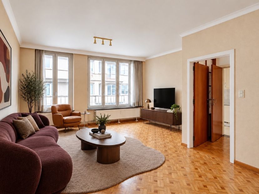 Appartement te koop in Rue Emile Claus 36,
                    1050 Elsene