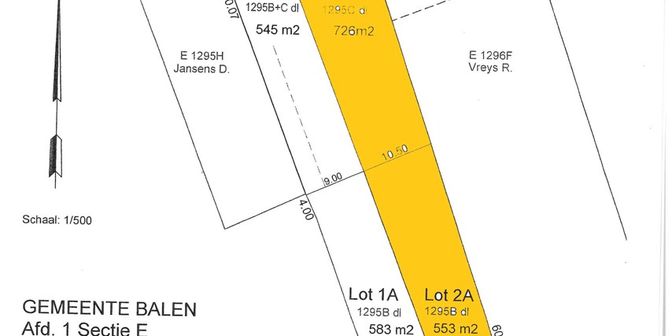 Terrain à vendre à Ossenberg lot 2, 2490 Balen
