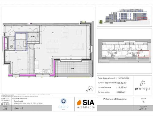                                         Appartement à vendre à Glain, € 279.082
