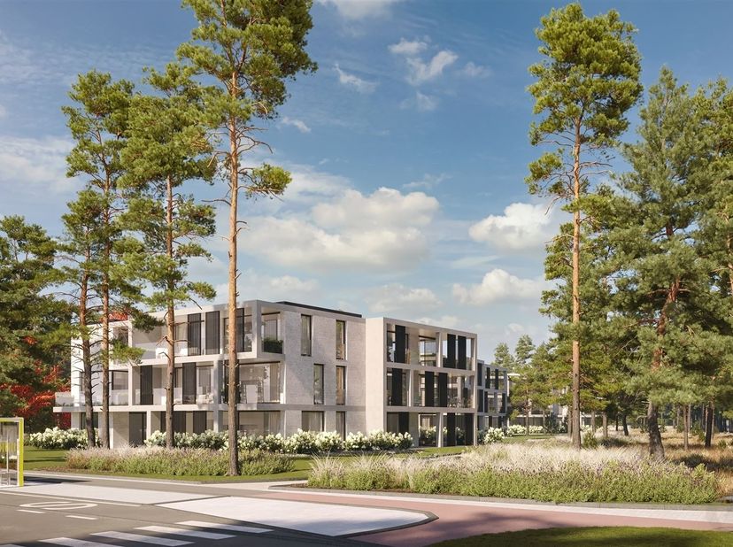 Residentie Konijnenberg: Wonen in het park.<br />
Het project wordt volledig in functie van het bestaande groen gepositioneerd, zodat dit niet geïmpa