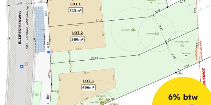 Project te koop in Slijpesteenweg 3, 8432 Leffinge