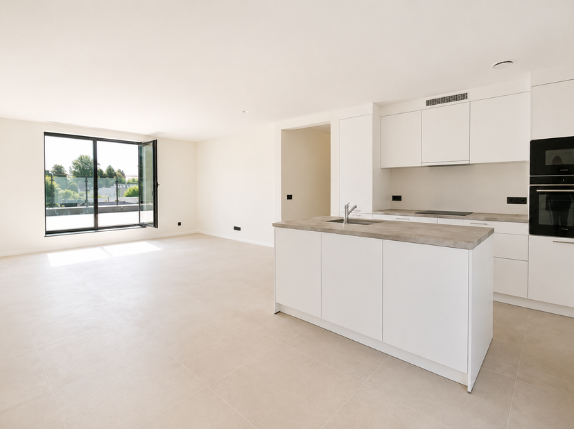 Energiezuinig nieuwbouw duplexappartement, ideaal gelegen te Overijse.<br />
Deze nieuwbouwwoning bestaat uit twee afzonderlijke woonentiteiten met ee