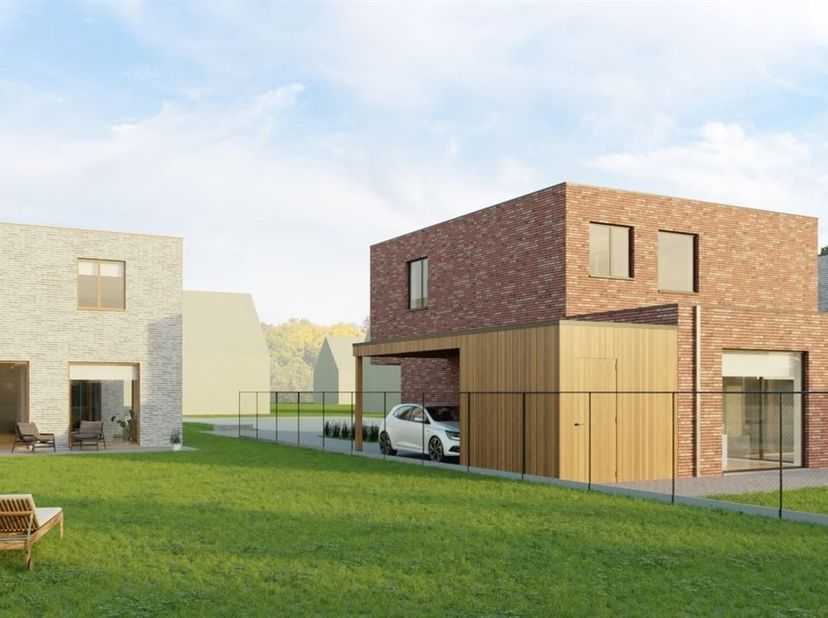 Prachtig project van 4 ruime vrijstaande villa's. Ze worden gebouwd op gronden van 599 m²  tot 695 m² . Zeer rustig gelegen op het einde van een doodl