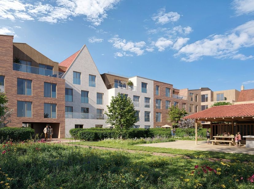 Cet appartement fait partie du projet de construction neuve "De Kaai" à Furnes.<br />
La vue sur le port de plaisance de Furnes, l'architecture modern