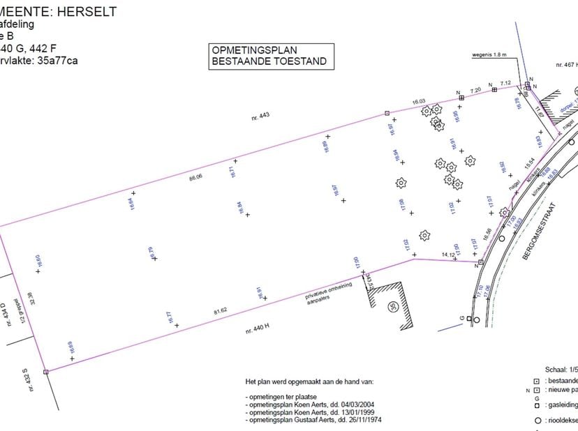 Gunstig gelegen bouwgrond/projectgrond te Bergom.<br />
<br />
Perceel van 35a78 met een straatbreedte van ca 32m en een diepte van ca 95m.<br />
<