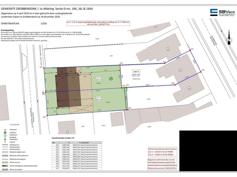 Het perceel (LOT 1) is geschikt voor het bouwen van een hedendaagse gezinswoning en biedt voldoende ruimte voor een aangename tuin en terras. Dankzij