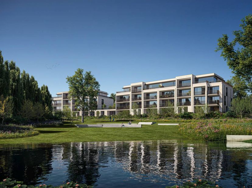 Dit project combineert iconische architectuur met een toplocatie aan de oevers van de Leie, op wandelafstand van het bruisende centrum van Kortrijk. <