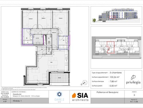                                         Appartement te koop in Glain, € 316.240
