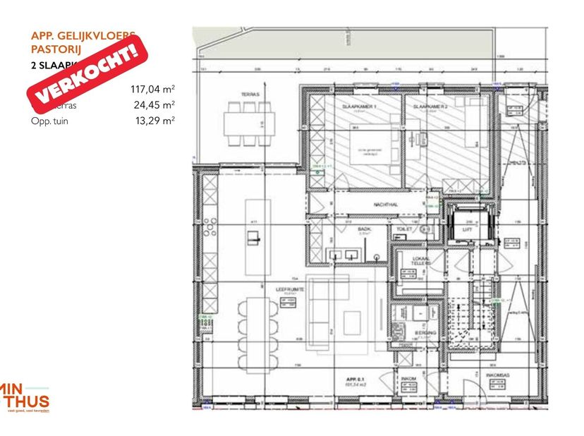 Appartement à vendre
                    à 8980 Beselare