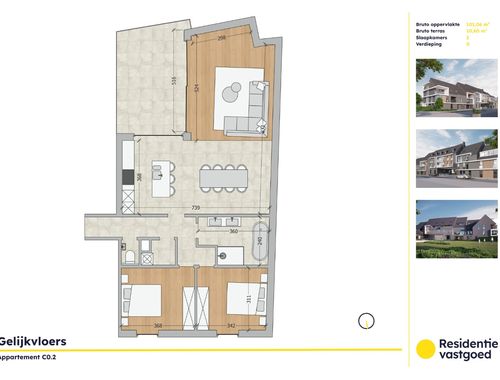                                        Appartement à vendre à Oudenburg, € 297.400

