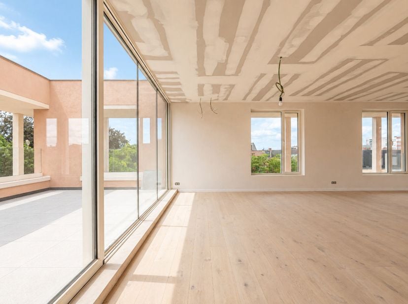 Wonen op het hoogste niveau, midden in Turnhout. <br />
Sommige woningen zijn bijzonder. Dit penthouse is uniek.<br />
Het beslaat de volledige derde