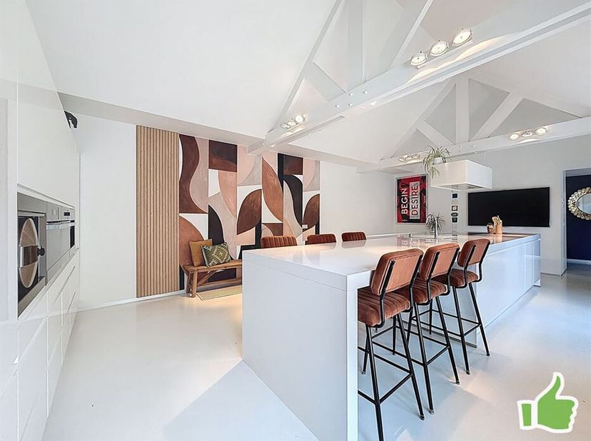 Découvrez ce magnifique appartement loft de standing situé à Mouscron, offrant une superficie habitable exceptionnelle d'environ 275 m². Configuré ent