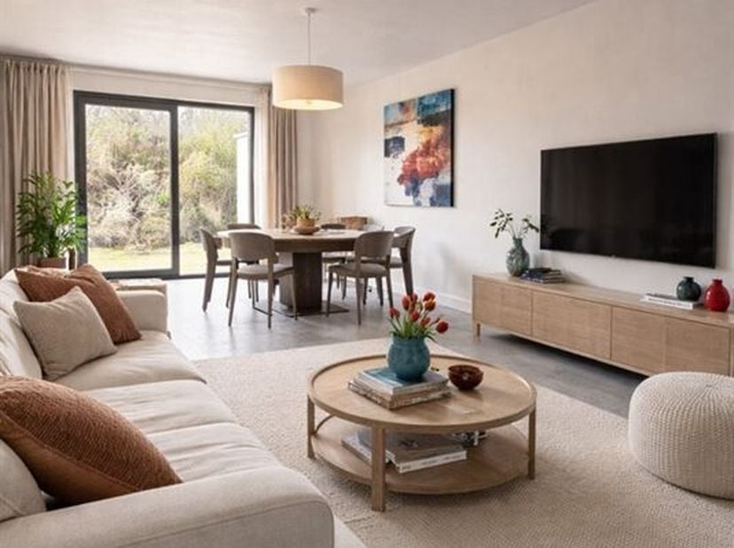 NIEUWBOUWWONING MET 3 SLKS OP HET BEGIJNHOF<br />
Aan de stadsrand van Sint-Truiden treffen wij op het Begijnhof vier unieke nieuwbouwwoningen aan. De