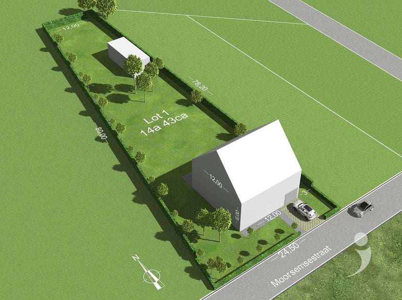 Grond te koop in Moorsemsestraat 290,
                    3130 Begijnendijk