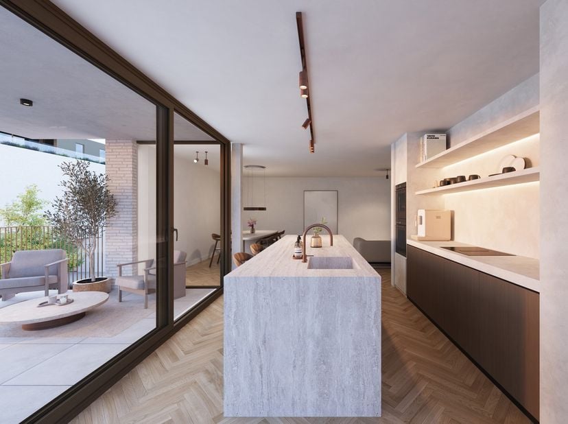 Nieuwbouw&amp;nbsp;3-slaapkamerappartementen in Lummen-centrum - terras tot 51m² - 6% BTW mogelijk!<br />
Ruimte voor het hele gezin.<br />
<br />
115m²,