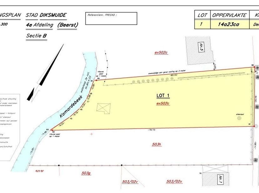 Terrain à vendre
                    à 8600 Beerst