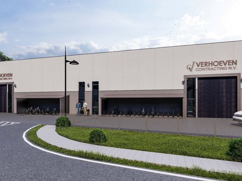 Nieuw bedrijvenpark met 24 CASCO+ units op een boogscheut van TONGEREN<br />
(fase 1: 14 units)<br />
De units variëren van 195 tot 600 m² en zijn inc
