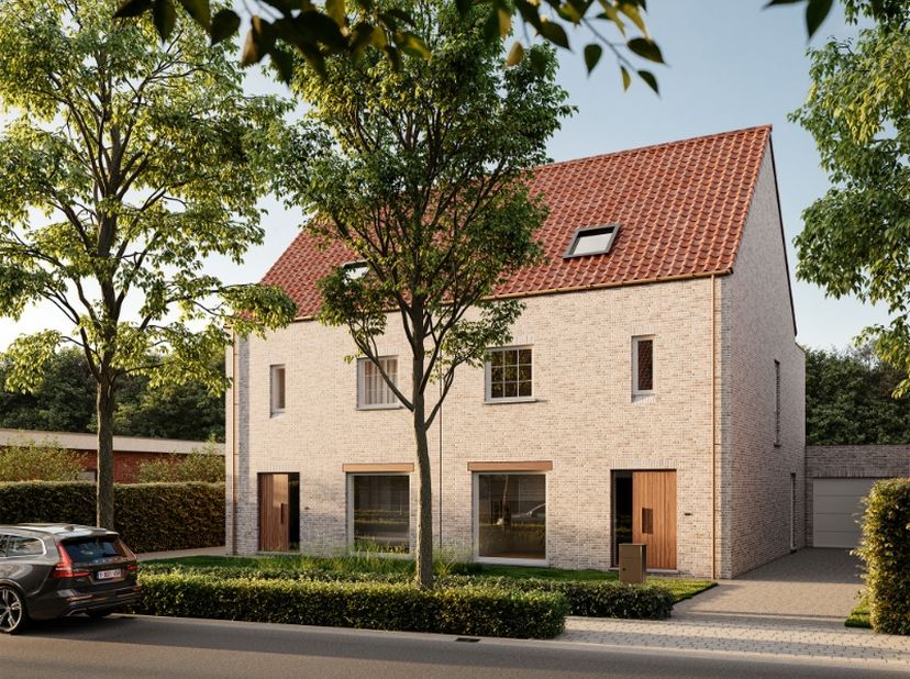 Wij gaan 2 halfopen bebouwingen oprichten die gelegen zijn op een toplocatie in een zeer groene omgeving in Brasschaat. Deze woningen hebben een prach