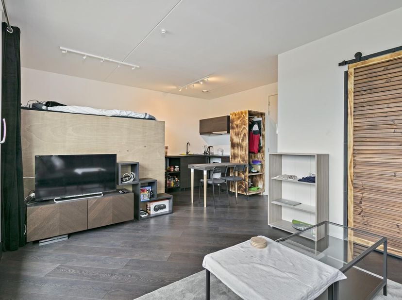 Deze instapklare en gemeubelde studio is uitstekend gelegen in het centrum van Mol, op wandelafstand van het station, openbaar vervoer, winkels, schol