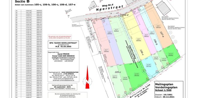 Terrain à vendre à Neerstraat 102A, 9400 Appelterre-Eichem