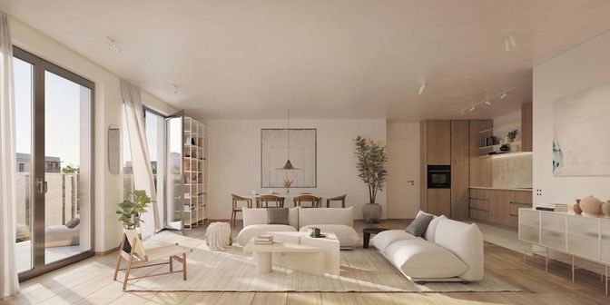 Appartement te koop in Avenue du Cimetière de Bruxelles 114-124 bus 02.01, 1140 Evere