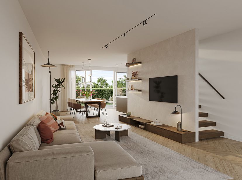 Ontdek deze ruime woning met 4 slaapkamers, waar comfort, ruimte en energiezuinig wonen centraal staan. De aangename leefruimte met open keuken creëer