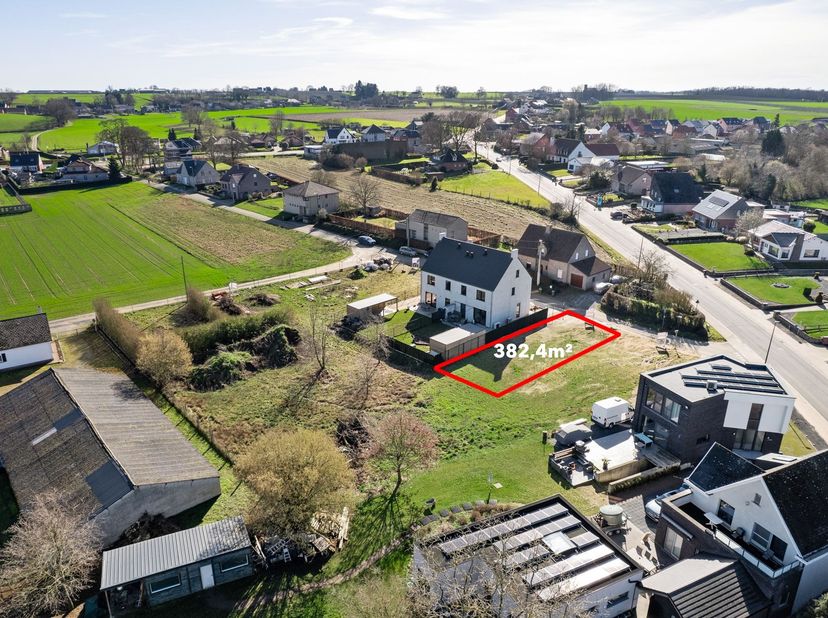 Bouwgrond voor halfopen bebouwing in Bekkevoort