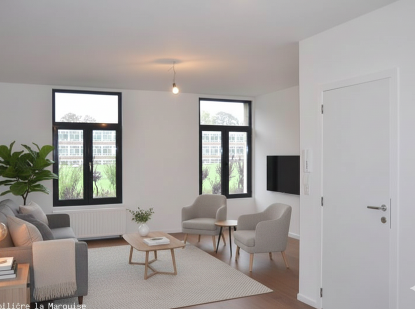 Ideaal gelegen tussen de Louizalaan en het Fernand Cocqplein, bevindt dit prachtige triplexappartement van ±110 m², bestaande uit twee slaapkamers en