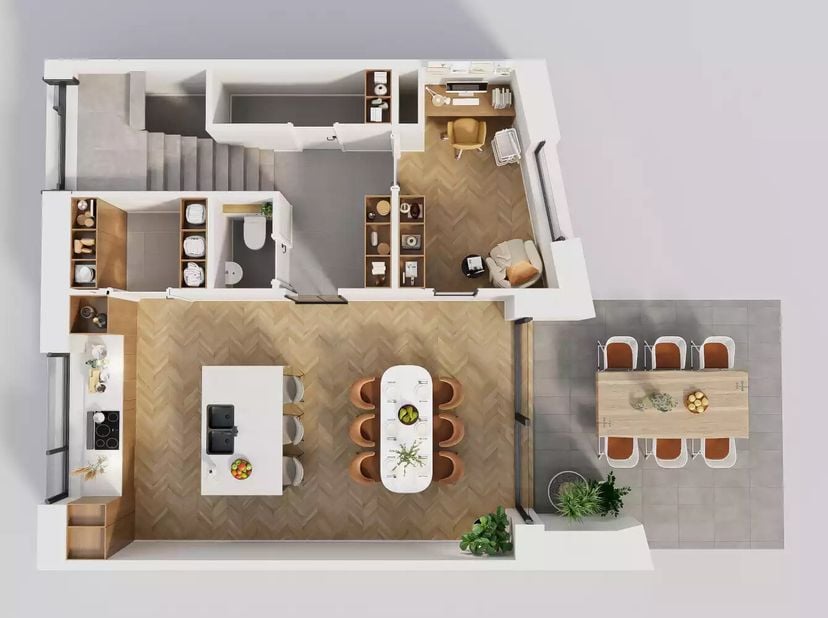 W Residence est un projet de nouvelle construction BEN moderne et innovant, composé de quatre maisons et de onze appartements. Le projet a été conçu a