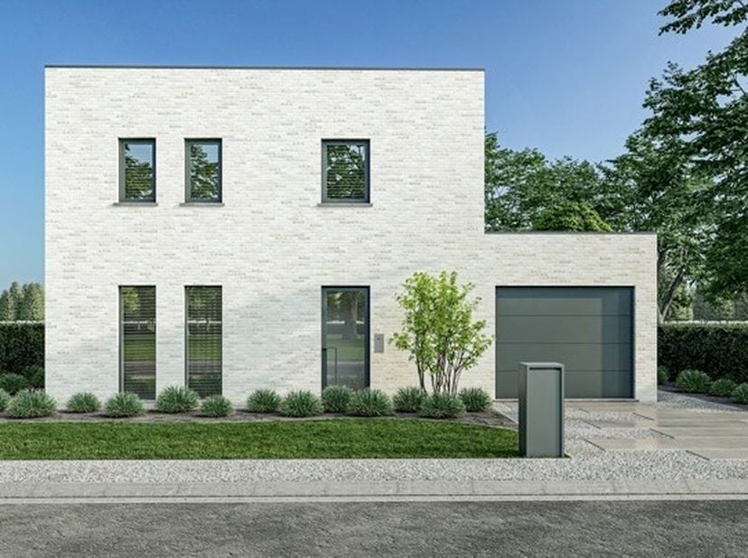 1 zeer energiezuinige woning in Herk-De-Stad, Schulen in de de Sint-Jansstraat (lot 6)<br />
<br />
Deze bouwgrond van 5a79ca de mogelijkheid tot het