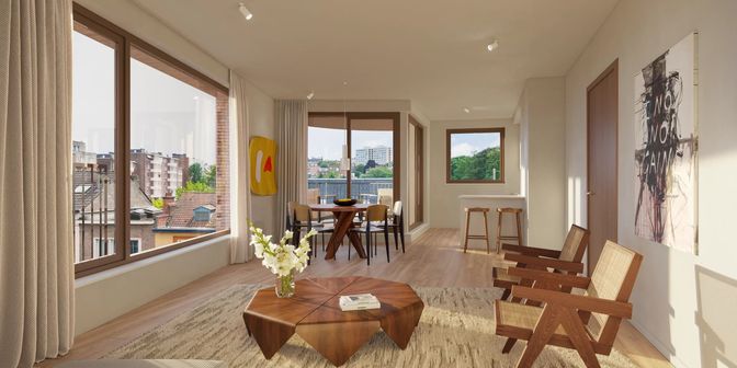 Appartement te koop in Rue Vanderkindere 444, 1180 Ukkel