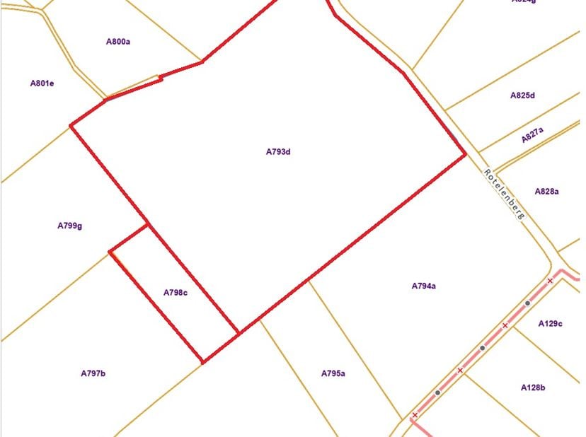 Grond te koop in Rotelenberg .,
                    9700 Melden