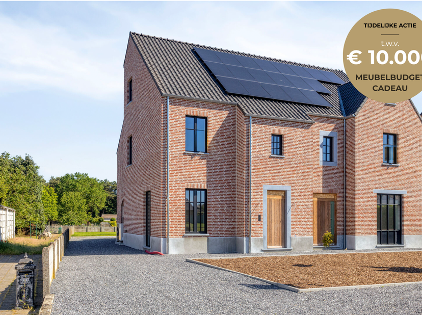 Ben je op zoek naar een energie neutrale nieuwbouwwoning met hoogwaardige afwerking? Dan is deze halfopen woning op een perceel van 5are 64ca precies