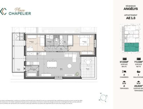                                         Appartement te koop in Herve, € 325.000
