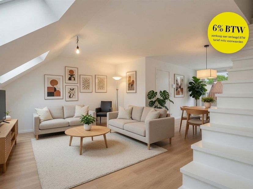 Prachtig nieuwbouw duplexappartement in het centrum van Sint-Niklaas aankoop mogelijk aan 6% btw<br />
Ontdek dit ruime en energiezuinige nieuwbouw du