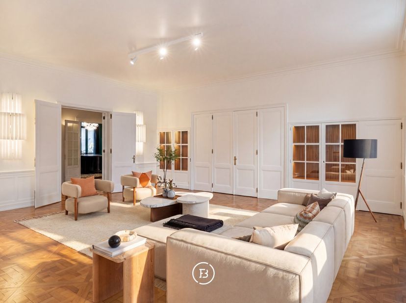 Exclusief appartement van 320 m² met ongeziene grandeur op een historische toplocatie in het hart van Antwerpen. Op een steenworp van de Meir, luxe bo