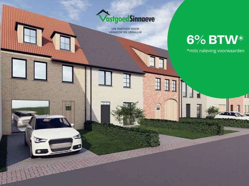 Ontdek project "Vaertzicht", een kleinschalig en kwalitatief woonproject bestaande uit moderne woningen, gelegen langs de Brugsevaart 32 te Nieuwpoort