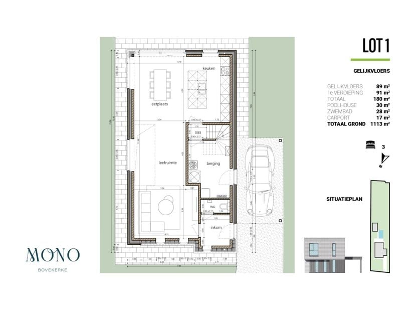 Wenst u residentieel te wonen in het rustige Bovekerke op een perceel grond van 1113m² met zuidgerichte oriëntatie?<br />
<br />
Deze alleenstaande vi