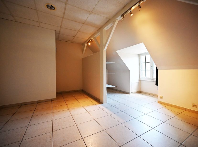 Appartement 133 m² op 1ste verdiep met ruime lichtrijke leefruimte, keuken met keramische kookplaat, spoelbak, oven, vaatwasser, berging met aan-en af