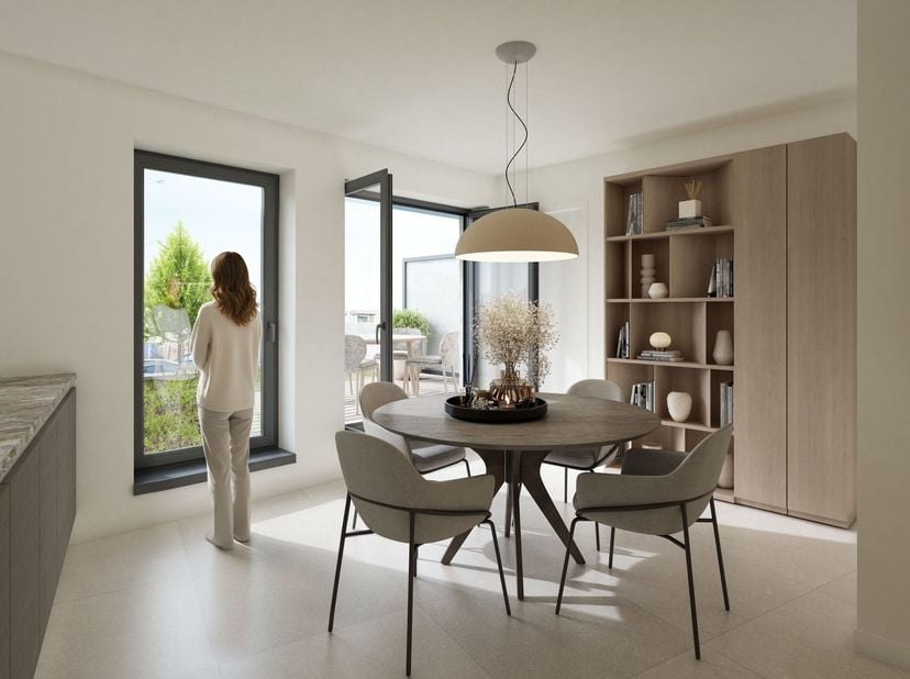 Nest 186 is een kleinschalig en kwalitatief nieuwbouwproject met zeven BEN-appartementen, gelegen op een uitzonderlijke locatie in Mariakerke. Hier wo