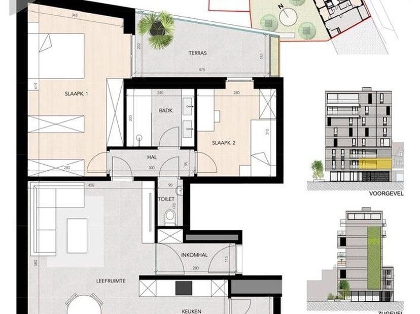 Appartement à vendre
                    à 3630 Mechelen-aan-de-Maas