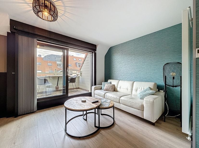 Instapklaar en lichtrijk doorloop appartement, centraal gelegen op korte wandelafstand van de vaargeul, de schildpad en de zee in Nieuwpoort-Bad.<br /