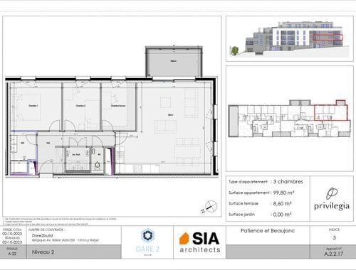                                         Appartement à vendre à Glain, € 296.876
